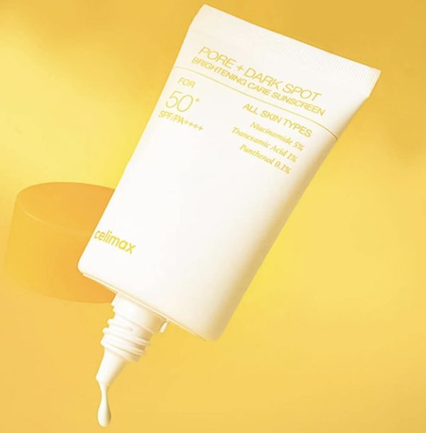 Осветляющий солнцезащитный крем Celimax — Pore+Dark Spot Brightening Care Sunscreen SPF50+ PA++++ — изображение 2