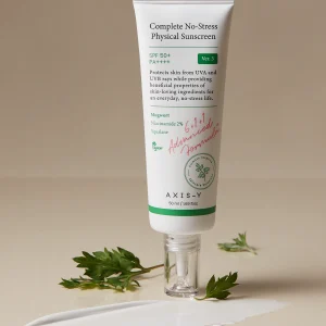 Лёгкий минеральный SPF AXIS-Y — Complete No-Stress Physical Sunscreen V. 3 SPF50+ PA++++