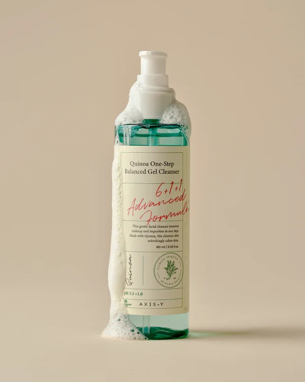 Универсальный очищающий гель с киноа AXIS-Y — Quinoa One Step Balanced Gel Cleanser — изображение 3