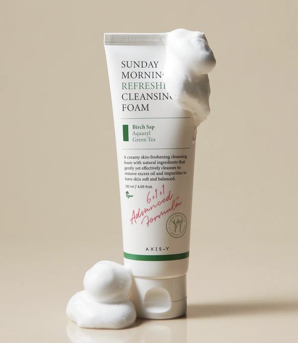 Увлажняющая пенка для умывания AXIS-Y — Sunday Morning Refreshing Cleansing Foam — изображение 2