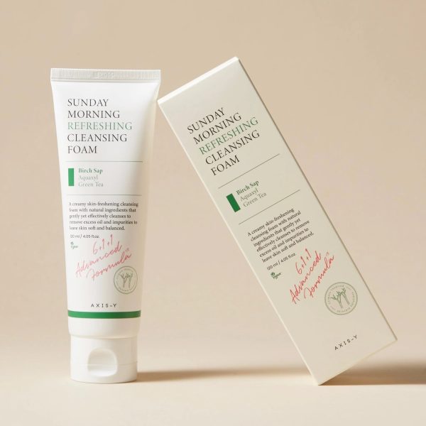 Увлажняющая пенка для умывания AXIS-Y — Sunday Morning Refreshing Cleansing Foam