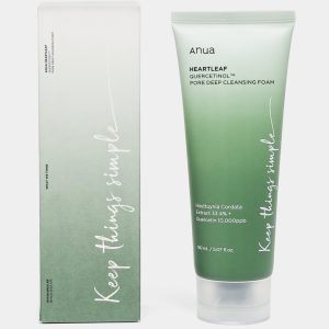 Глубоко очищающая пенка Anua Heartleaf Quercetinol Pore Deep Cleansing Foam