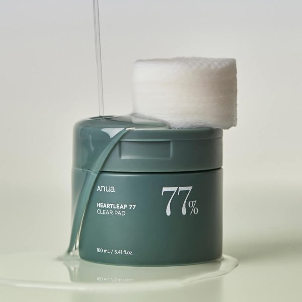 Успокаивающие и очищающие тонеры-пэды Anua Heartleaf 77% Clear Pad — изображение 3