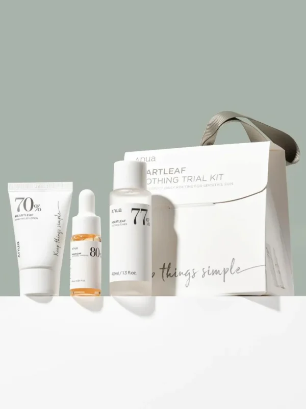 Пробный набор линейки Anua Heartleaf Soothing Trial Kit