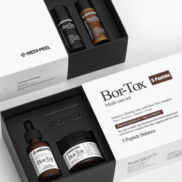 Пробный набор для лифтинга и упругости кожи MEDIPEEL — Peptide Tox Bor Multi Care Kit — изображение 2