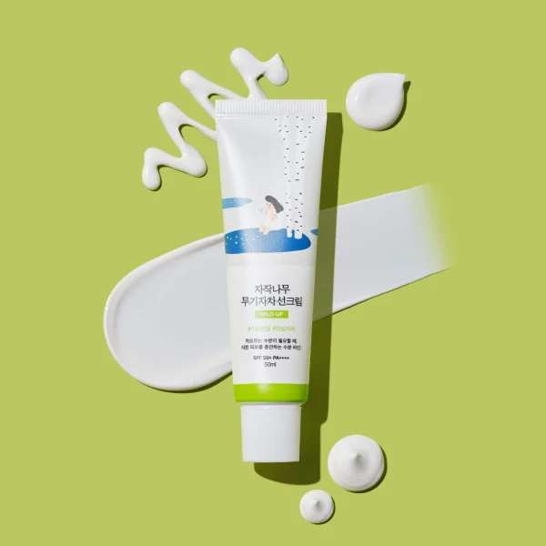 Физический солнцезащитный крем Round Lab — Birch Juice Mild-Up Sunscreen — изображение 3