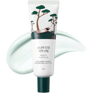 Очищающий и успокаивающий крем-гель Round Lab — Pine Calming Cica Cleanser