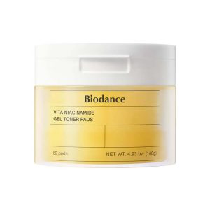 Осветляющие пэды с ниацинамидом для сияния кожи Biodance — Vita Niacinamide Gel Toner Pad