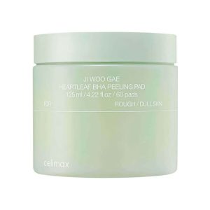 Отшелушивающие пэды с экстрактом хауттюйнии Celimax — Ji Woo Gae Heartleaf BHA Peeling Pad